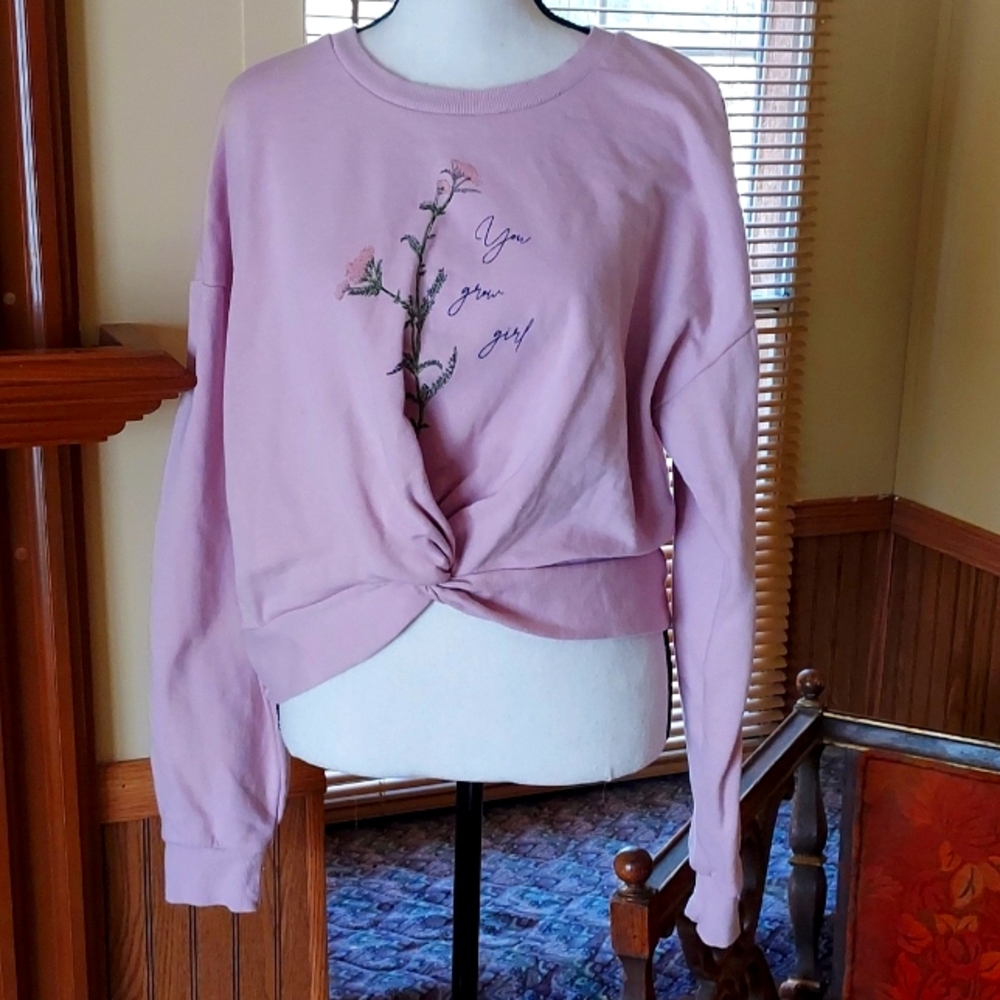 NWOT Dusty pink sweatshirt by Cut & Paste
